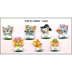 CAPITAN TITTI Looney Tunes IN BARCA Raro SET 10 Mini FIGURE 3cm Porcellana FEVES Francia