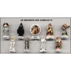 THE LORD OF THE RINGS PART 1 RARE French Set 9 Cute PORCELAIN Mini Figures Feves