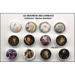 THE LORD OF THE RINGS PART Limited Edition PORTRAITS  French Set 9 Cute PORCELAIN Mini Figures Feves