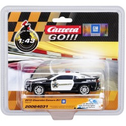 Modellino SHERIFF 2015 Chevrolet Camaro ZL1 Scala 1:43 per Pista CARRERA GO 20064031