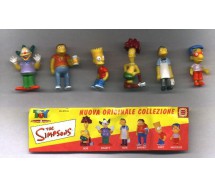 RARE Set 6 MINI Figures THE SIMPSONS PART 2 Original DOLCERIE VENEZIANE Italy Gashapon