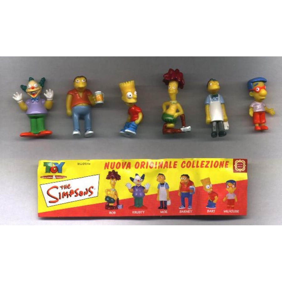 The Simpsons Set of 6 Mini Capsule Figures