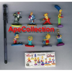 THE SIMPSONS PART 1 Set 8 MINI Figures ORIGINAL Zaini ITALIA