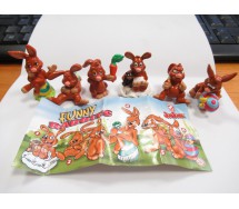 JUNGLE BOOK SET 8 MINI Figure Collezione ORIGINALI Libro Della Giungla Nestle Disney