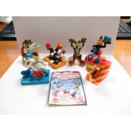 COMPLETE SET 6 FIGURES Mini Figure LOONEY TUNES Free Riders Collection ORIGINAL Taz Duffy Duck Tweety Bugs Bunny