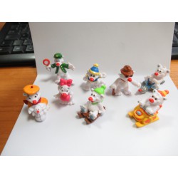 COMPLETE SET 8 FIGURES Mini Figure COOL TEDDIES Bears Polar Collection ORIGINAL JouJoux