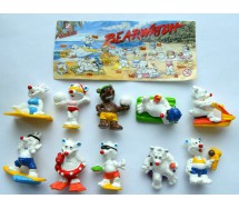 COMPLETE SET 8 FIGURES Mini Figure COOL TEDDIES Bears Polar Collection ORIGINAL JouJoux