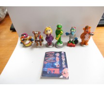 COMPLETE SET 6 FIGURES Mini Figure MUPPETS Kermit Frog Space Exploratin Collection ORIGINAL