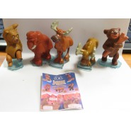 COMPLETE SET 5 FIGURES Mini Figure Brother Bear Koda Collection ORIGINAL