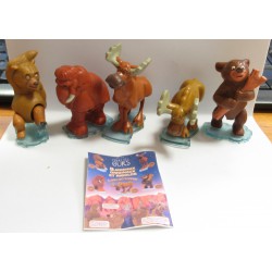 COMPLETE SET 5 FIGURES Mini Figure Brother Bear Koda Collection ORIGINAL