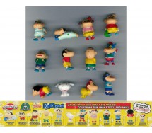 RARE Set 12 Figures SHIN CHAN Original DOLCI PREZIOSI ITALY Trading Figures