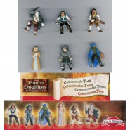 RARE Set 6 Figures PIRATES OF THE CARIBBEAN Original DOLCI PREZIOSI ITALY Trading Figures