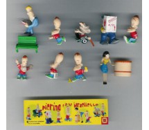 RARO Set Completo 9 Mini Figure PIERINO Le Barzellette Originali Dolcerie Veneziane