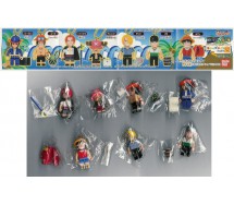 RARO Set 7 Trading Figures ONE PIECE Gashapon Part 2 Keychain Figure ORIGINALI BANDAI JAPAN Nuove