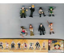 ONEPIECE Set Completo 8 FIGURE Collezione Collection 2 BANDAI Gashapon Wanted