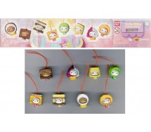 HELLO KITTY Costume Swing SWEETS Dolcetti Set 8 Figure Con Laccetto Cellulare BANDAI Dangler