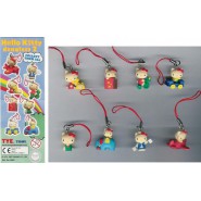 HELLO KITTY Danglers 2 Set 8 Mini Figures 2cm BANDAI Gashapon