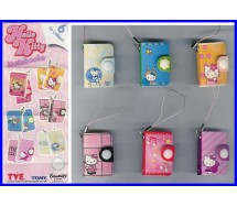 HELLO KITTY Notebooks Libricini 4cm Set 6 Con Laccetto Cellulare Danglers