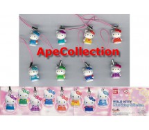 HELLO KITTY MINI SWING Collection Set 8 Figure Con Laccetto Cellulare BANDAI Danglers