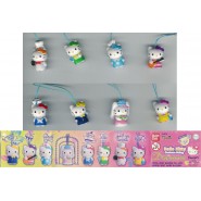 HELLO KITTY Costume Swing DREAMS Set 8 Figure Con Laccetto Cellulare BANDAI Sanrio