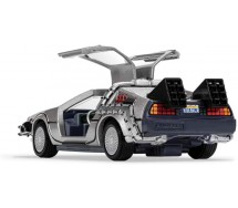 Model DELOREAN with Figure Doc Brow BACK TO THE FUTURE 1/36 BTTF Original CORGI CC05503 