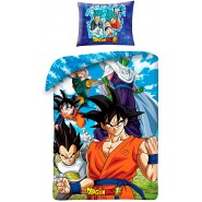 Bed Set DRAGONBALL SUPER MAIN CHARACTERS With Bag DUVET COVER 140x200 Cotton DB-1105BL