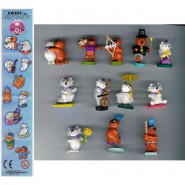 Rare COMPLETE SET 8 Mini Figures YOGI BEAR Original MARAJA