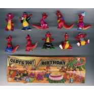 COMPLETE SET 10 FIGURES Mini Figure DINOSAUR PARTY Collection ORIGINAL JouJoux Zweifel