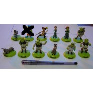 Raro SET 12 Mini Figure Collezione SHREK Tutti i Protagonisti FIONA ORCO CHIUCHINO GATTO Stivali ETC.