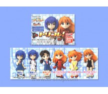 Set 6 Figures EVA GIRLS Evangelion Gals MINI SD VERSION Original Gashapon BANDAI JAPAN