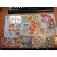 LOT English POKEMON Stickers And Cards Merlin Collections See Photos
