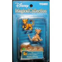 RARE BOX 2 Figures SIMBA and NALA Re Leone TOMY MAGICAL COLLECTION Nr. 102 Giappone