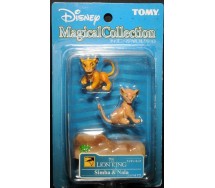 RARE BOX 2 Figures SIMBA and NALA Re Leone TOMY MAGICAL COLLECTION Nr. 102 Giappone