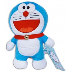 Peluche DORAEMON Gatto Spaziale 40cm Normale Ride A Bocca Aperta Originale TV Cartone Film