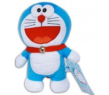 Plush DORAEMON Robot Cat 40cm Normal Smiling Opened Mouth Original TV Cartoon Movie