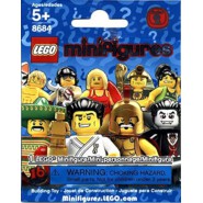 LEGO Minifigure SERIE 2 8684 Numero 3 DOMATORE Cilindro Frusta In Bustina Nuovo