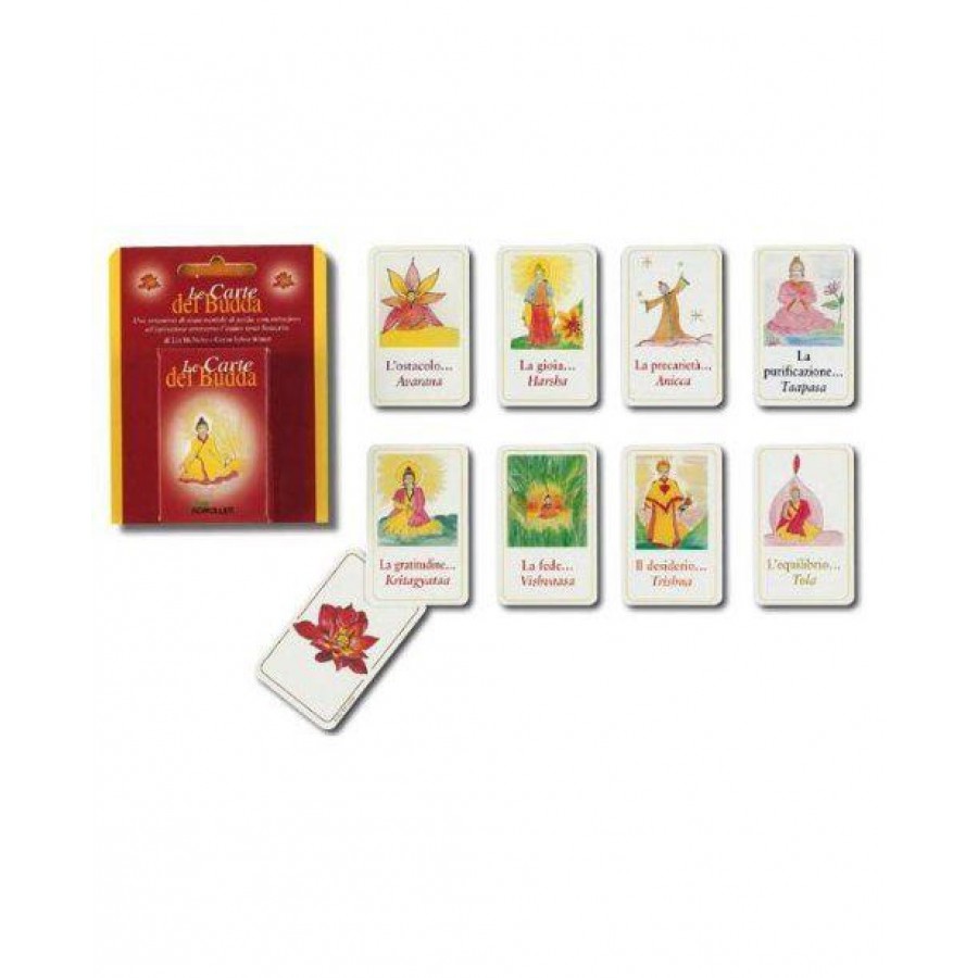 LE CARTE DEL BUDDA Set 60 MINI carte DAL NEGRO Buddha MINI CARDS Deck ORIGINAL 