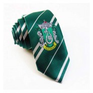 CRAVATTA Adulto Casa SERPEVERDE Con Stemma Originale 140cm Harry Potter Sabor SLYTHERIN