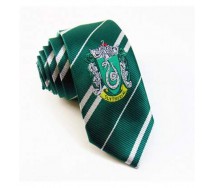 CRAVATTA Adulto Casa SERPEVERDE Con Stemma Originale 140cm Harry Potter Sabor SLYTHERIN