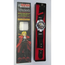 FULL METAL ALCHEMIST Anime Manga OROLOGIO DA POLSO Cinturino In Tela NUOVO