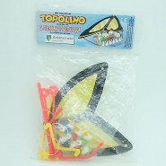 DISNEY Gadget Topolino Hang Gliding Huey Dewey Louie Mickey Mouse Snowmobile PLAYSET