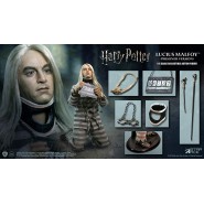 Rara Figura Collezione 26cm LUCIUS MALFOY Prigioniero di Azkaban Scala 1/6 Originale STAR ACE Harry Potter
