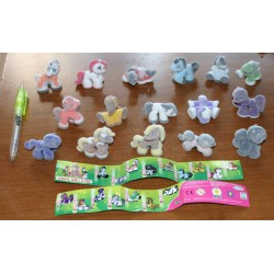 FILLY Complete Set 8 Figures 4cm for Collectors ORIGINAL Little Flock Pony