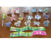 FILLY Set Completo 8 FIGURE Collezione 4cm In Floccato Pony Cake Topper Little 