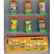 RARE Set 6 Stamps Garfield Cat Odie Arlene Stamp Collection Tomy