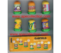 RARE Set 6 Stamps Garfield Cat Odie Arlene Stamp Collection Tomy