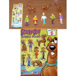 Set 8 Figure SCOOBY DOO BOBBLE HEADS Serie TOMY Gashapon ANCHE PER TORTA