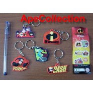 RARE Set 5 Keychain Incredibles New Danglers Disney