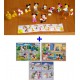 RARE Bundle Set 12 Mini Figures and 12 Mini Puzzles Disney Original Donald Duck Mickey Mouse