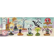 Set 8 Figure LOONEY TUNES BOBBLE HEADS Serie TOMY Gashapon ANCHE PER TORTA